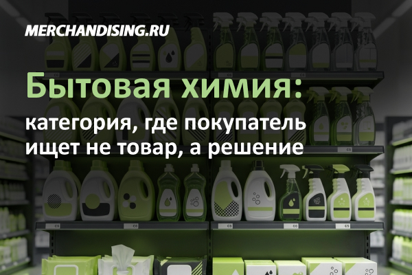 Бытовая химия: категория, где покупатель ищет не товар, а решение