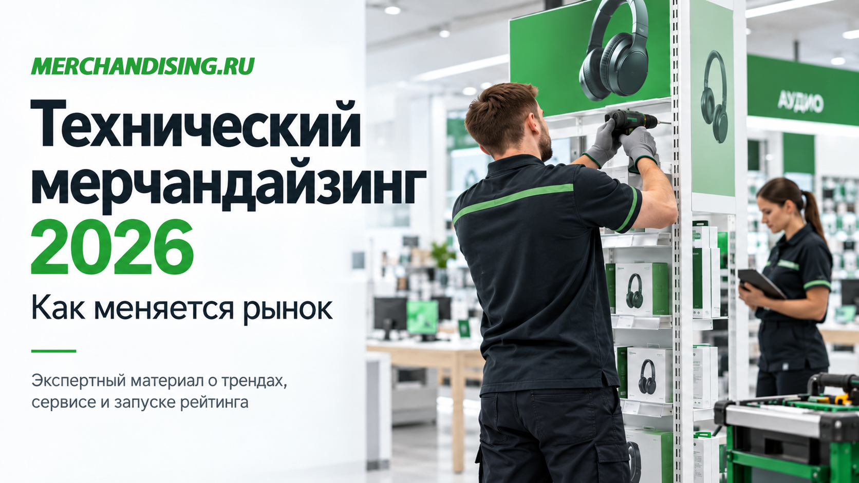 От монтажа к полному циклу: как меняется рынок технического мерчандайзинга в 2026 году