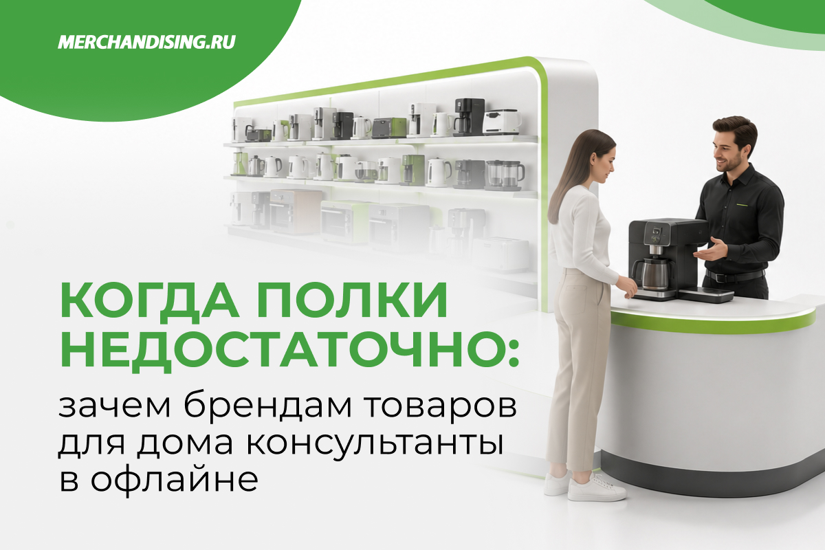 Когда полки недостаточно: зачем брендам товаров для дома консультанты в офлайне